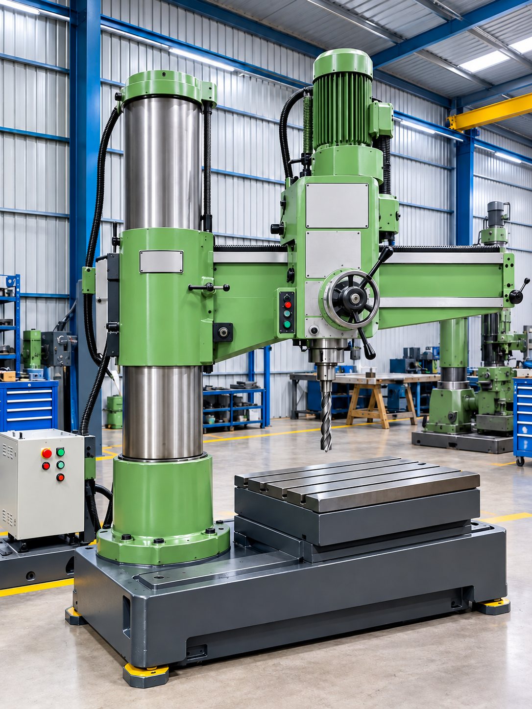 Drilling equipment in the shared facility