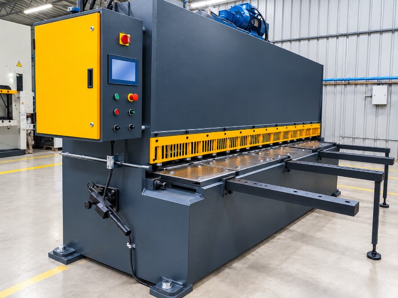 Shared sheet-shearing machine.