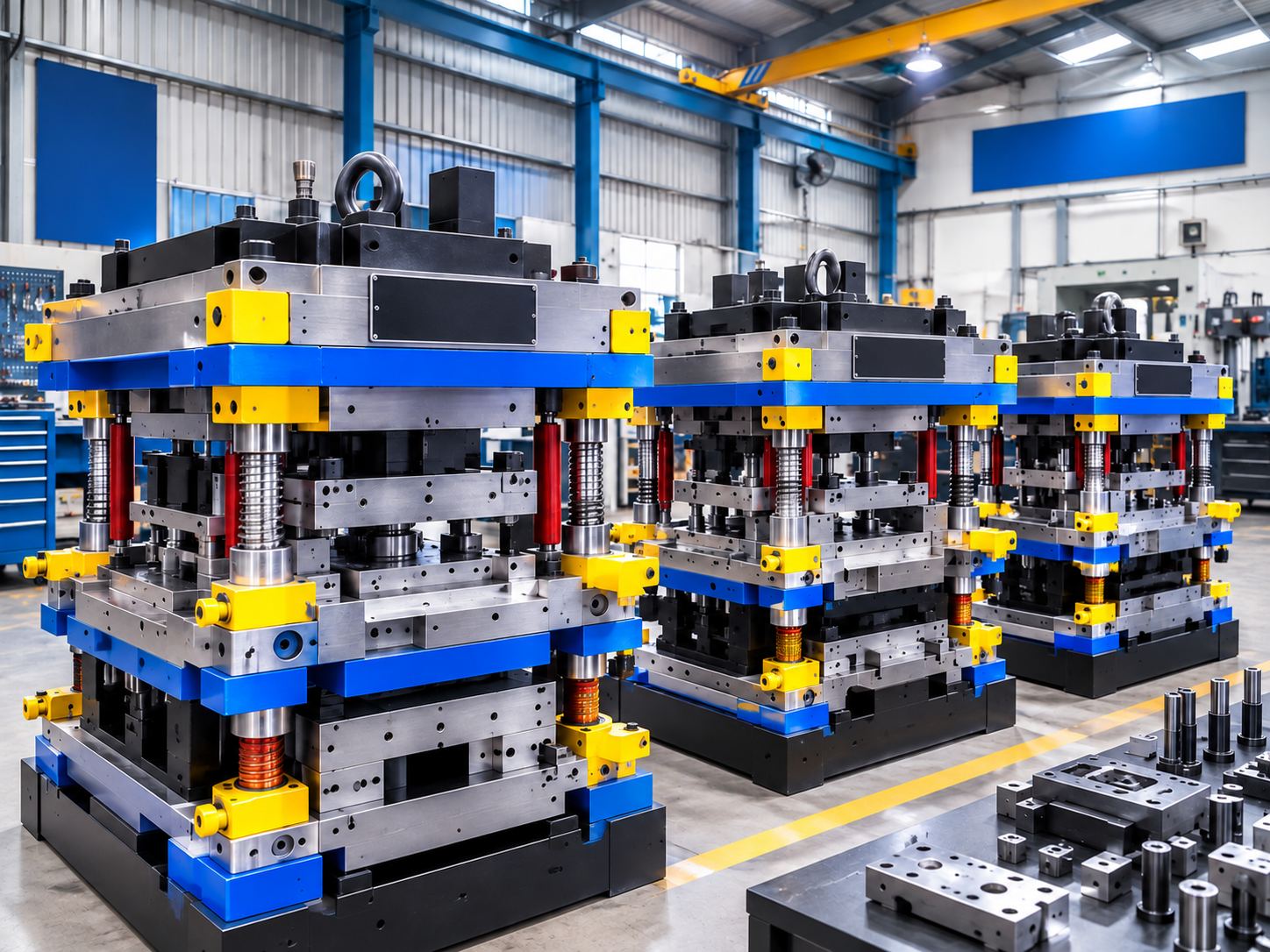 Tooling and die examples arranged in the shared facility