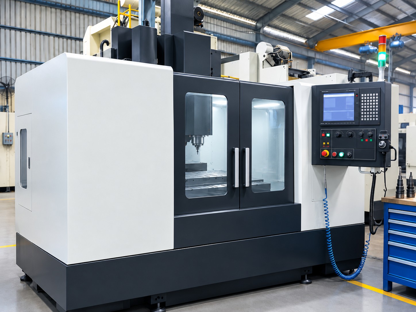 Vertical machining equipment in the shared facility, photograph 1